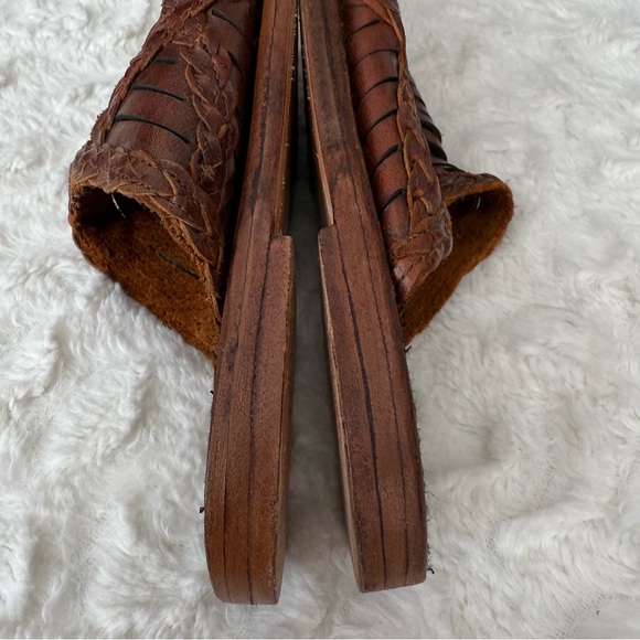 Freebird Boho Woven Leather Hippie Sandals - Picture 8 of 10
